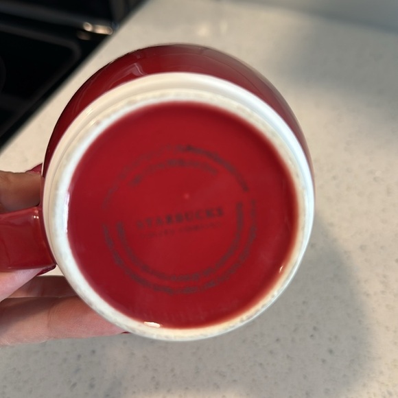 Starbucks red ceramic Coffee Mug - Picture 7 of 7